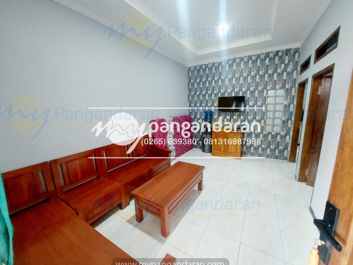   Tampilan Ruang Keluarga Bungalow 2 Kamar Lintang Kamulyan 2 Pangandaran